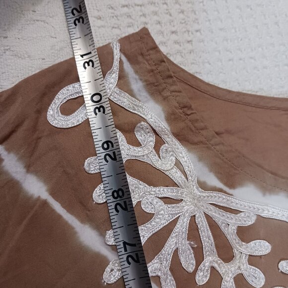 Catherines 100% Cotton Women's size 2X Tunic Blouse - Picture 9 of 9